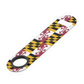 Staatsflagge von Maryland Speed Flaschenöffner (Vorderseite Schrägansicht)