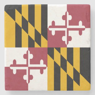 Staatsflagge von Maryland Steinuntersetzer