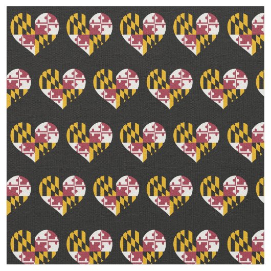 Staatsflagge von Maryland Stoff (Nahaufnahme)