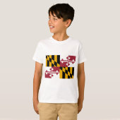 Staatsflagge von Maryland T-Shirt (Vorne ganz)