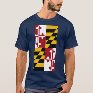 Staatsflagge von Maryland T-Shirt