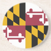 Staatsflagge von Maryland Untersetzer (Vorne)