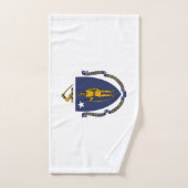 Staatsflagge von Massachusetts Badhandtuch Set (Handtuch)