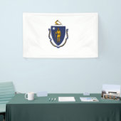 Staatsflagge von Massachusetts Banner (Messeveranstaltung)