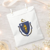 Staatsflagge von Massachusetts Geschenktütchen (Ausgeschnitten)