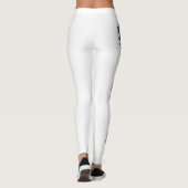 Staatsflagge von Massachusetts Leggings (Rückseite)