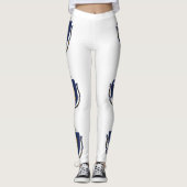Staatsflagge von Massachusetts Leggings (Vorderseite)