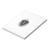 Staatsflagge von Massachusetts Notizblock (Rotiert)