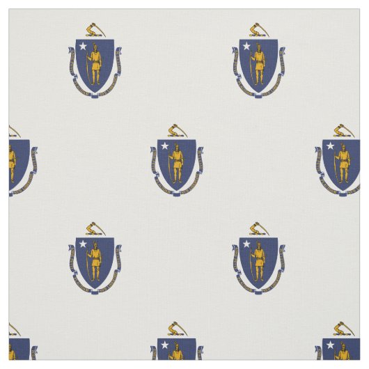 Staatsflagge von Massachusetts Stoff (Muster)