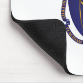 Staatsflagge von Massachusetts, USA Mousepad (Ecke)