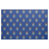 Staatsflagge von Michigan Stoff (Fat Quarter (45,7 x 55,9 cm))