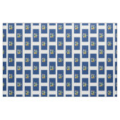 Staatsflagge von Michigan Stoff (Fat Quarter (45,7 x 55,9 cm))