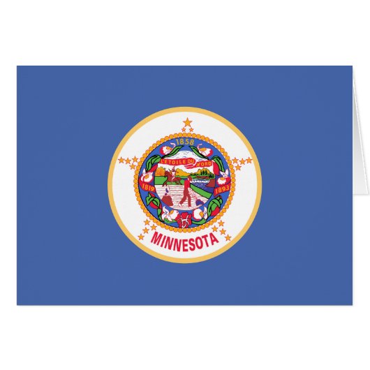 Staatsflagge von Minnesota (Vorderseite (Horizontal))