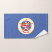 Staatsflagge von Minnesota Badhandtuch Set (Handtuch)