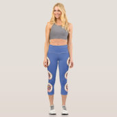 Staatsflagge von Minnesota Capri Leggings (Vorderseite)