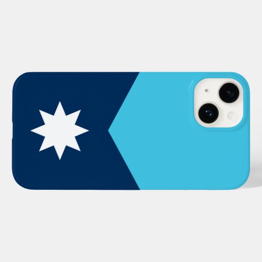 Staatsflagge von Minnesota Case-Mate iPhone Hülle (Rückseite (Horizontal))