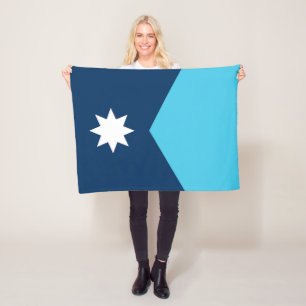 Staatsflagge von Minnesota Fleecedecke