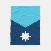 Staatsflagge von Minnesota Fleecedecke (Vorderseite)
