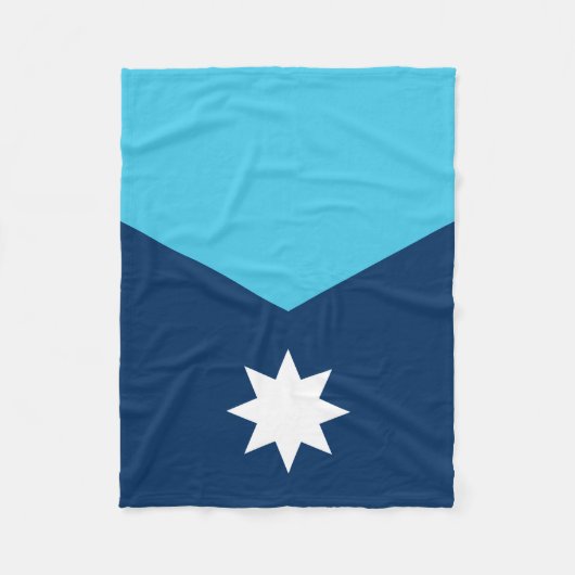 Staatsflagge von Minnesota Fleecedecke (Vorderseite)