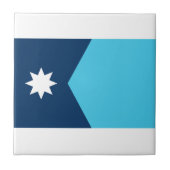 Staatsflagge von Minnesota Fliese (Vorderseite)