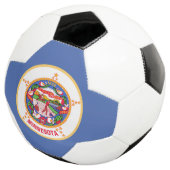 Staatsflagge von Minnesota Fußball (Dreiviertel)