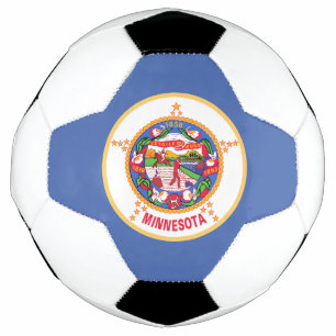 Staatsflagge von Minnesota Fußball