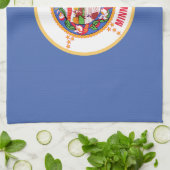 Staatsflagge von Minnesota Geschirrtuch (Gefaltet)