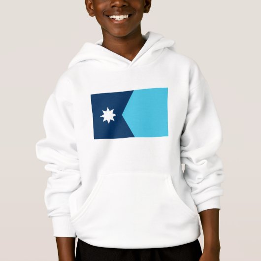 Staatsflagge von Minnesota Hoodie (Vorderseite)