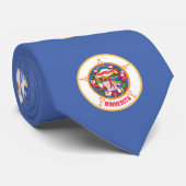 Staatsflagge von Minnesota Krawatte (Gerollt)