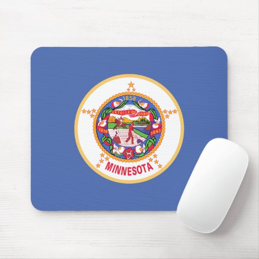 Staatsflagge von Minnesota Mousepad (Mit Mouse)