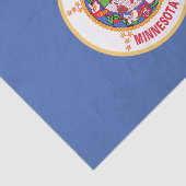 Staatsflagge von Minnesota Seidenpapier (Ausschnitt)