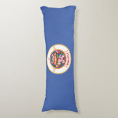 Staatsflagge von Minnesota Seitenschläferkissen (Vorderseite Vertikal)