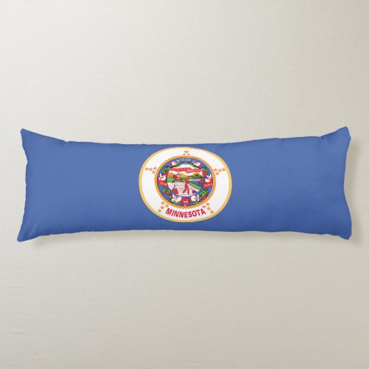 Staatsflagge von Minnesota Seitenschläferkissen (Vorderseite)