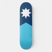 Staatsflagge von Minnesota Skateboard (Vorderseite)