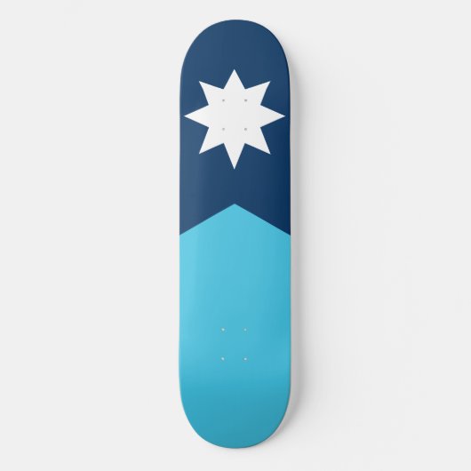 Staatsflagge von Minnesota Skateboard (Vorderseite)
