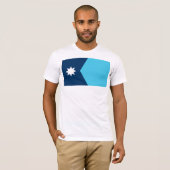 Staatsflagge von Minnesota T-Shirt (Vorne ganz)