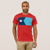 Staatsflagge von Minnesota T-Shirt (Vorne ganz)