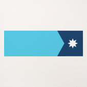 Staatsflagge von Minnesota Yogamatte (Rückseite (Horizontal))