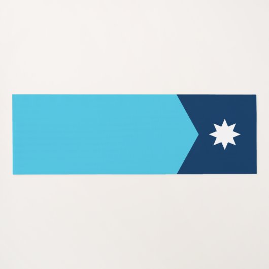 Staatsflagge von Minnesota Yogamatte (Rückseite (Horizontal))