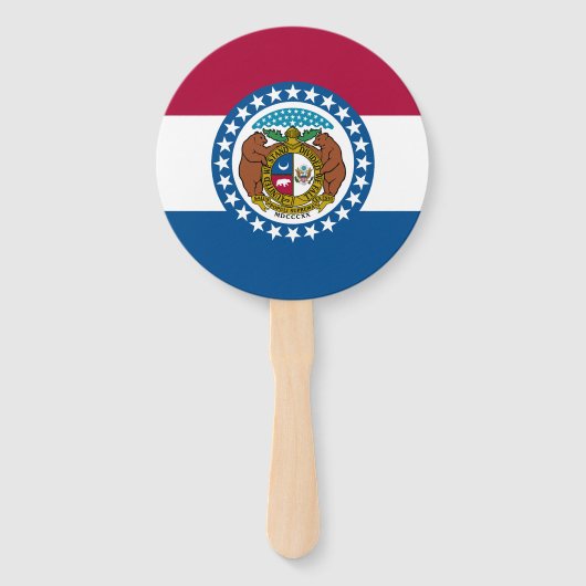 Staatsflagge von Missouri Fächer (Vorderseite)
