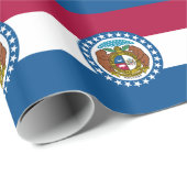 Staatsflagge von Missouri Geschenkpapier (Rolleneckpunkt)
