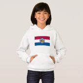 Staatsflagge von Missouri Hoodie (Vorne ganz)