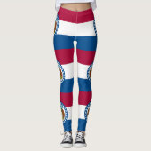 Staatsflagge von Missouri Leggings (Vorderseite)