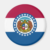 Staatsflagge von Missouri Magnet (Vorne)