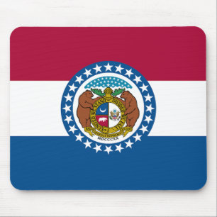 Staatsflagge von Missouri Mousepad