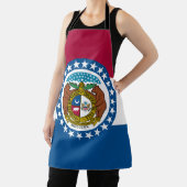 Staatsflagge von Missouri Schürze (InSitu)