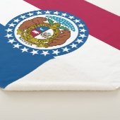 Staatsflagge von Missouri Sherpadecke (3/4)