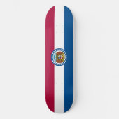 Staatsflagge von Missouri Skateboard (Vorderseite)