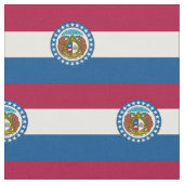 Staatsflagge von Missouri Stoff (Nahaufnahme)