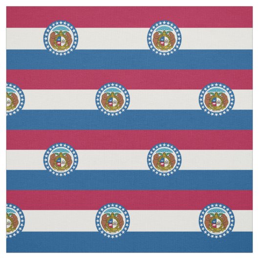 Staatsflagge von Missouri Stoff (Muster)